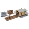 Walthers Trainline HO Scale Model Trackside Tool Buildings