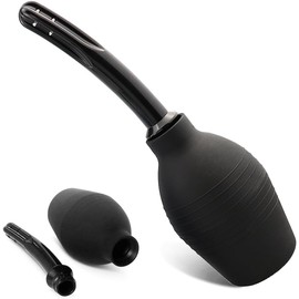 Enema Anal Vaginal, Ducha de Silicona, Reutilizable, para Hombres y Mujeres. Dispositivo de Higiene Ducha Anal y Vaginal, Fácil Limpieza. 310 ml