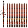 Apooliy 12pcs Eyebrow Pencil Set,Waterproof Eye Brow Pencil Eyeliner Makeup