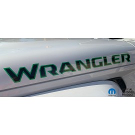 Mopar 18-23 jeep WRANGLER hood decal sticker rubicon willys gladiator JT JL GREEN