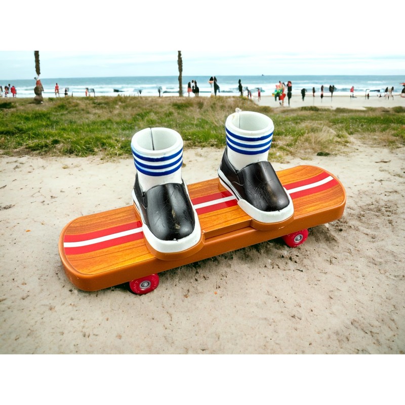 California Fidget Spinner Skateboard (Brown)