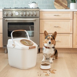 Harry Barker Small Plastic Modern Dog Bowls - 2 Pack