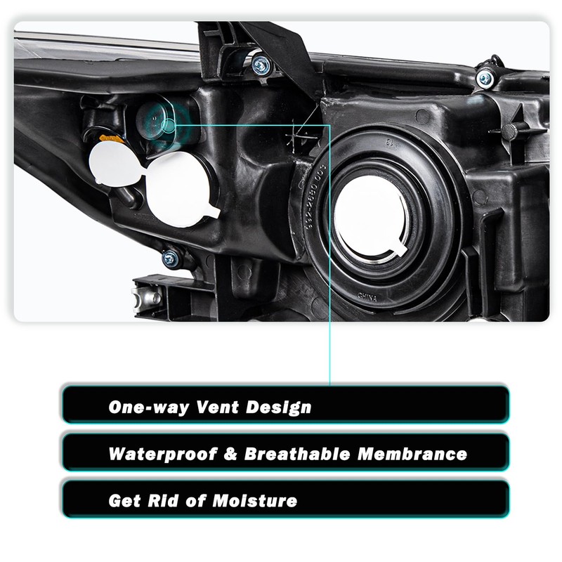 TUSDAR Compatible with 2012-2014 Toyota Camry Headlight L/Le/Xle/Hybrid/SE Assembly Driver