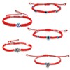 Lucky Rotes Bracelets Evil Blau Eye Schutz Glück Armband, Verstellbarer