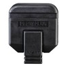 HW Electronics Masterplug HDPT13B 13A Black Rubber Composite Plug (Garden,