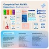 KEEP>GOING KeepGoing Travel First Aid Kit for Car, Home, Hiking,