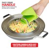 Modern Innovations Universal Lid with Tempered Glass Top for Pots