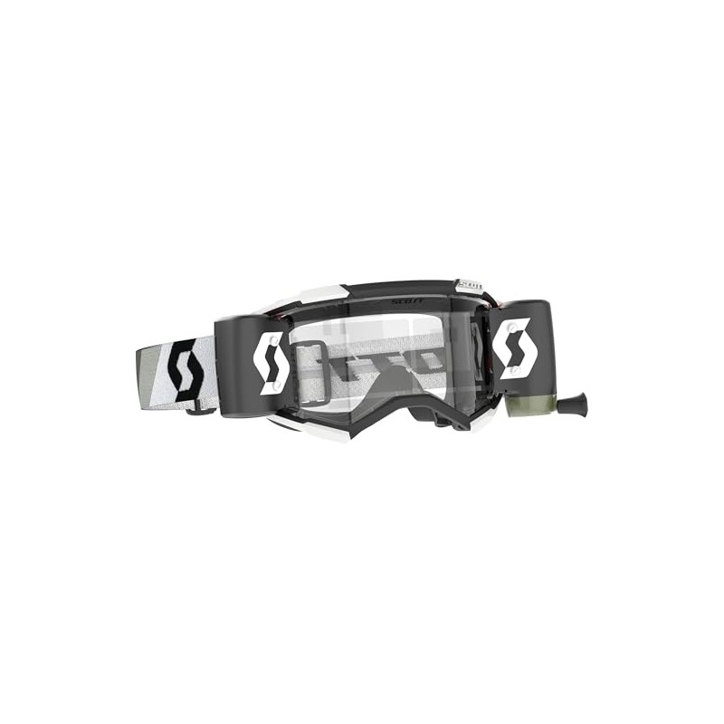 Scott Fury WFS MX Goggle Cross/MTB Glasses Black/White/Clear Works