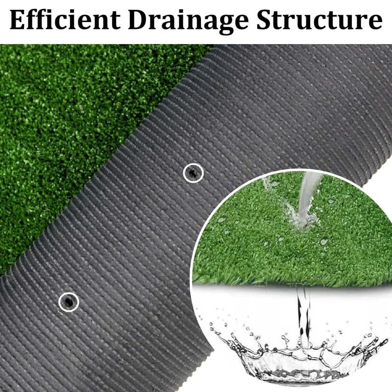 DSDESHU Artificial Grass Turf Lawn 3FT x 10FT, 0.4" Pile