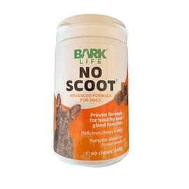 Bark Life No Scoot Soft Chews Supplement, Natural Formula with Pumpkin 60pcs