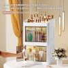 Organizador De Maquillaje 3 Capas Transparente Acrílico