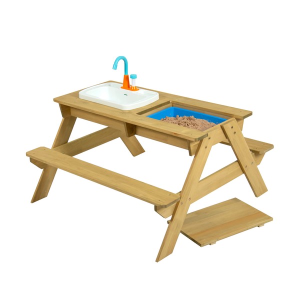 TP Toys, Multi Purpose Kids Activity Table | Sand and Water Table, Craft Table, Kids Play Table, Or Toddler Picnic Table | One Toy, Unlimited Outdoor Activities for Kids. Boys and Girls Age 2-6.