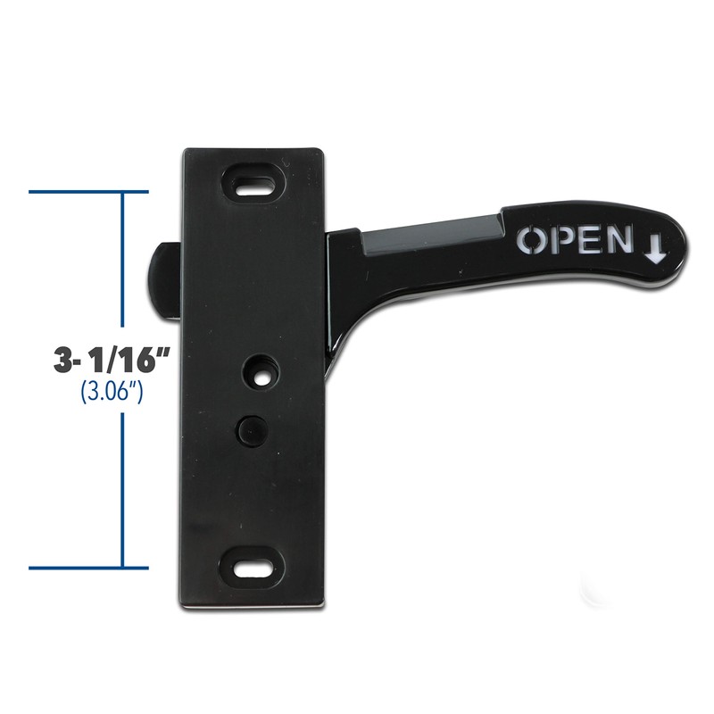 Leisure Coachworks RV- Screen Door Latch Right Hand Handle Kit
