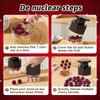 Cherry Pitter Multiple, Quick Release Multi Cherries Stoner Pitter 7-in-1,