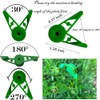 Fokroin Pack of 30 Plant Benders, 360° Adjustable Plant Benders,