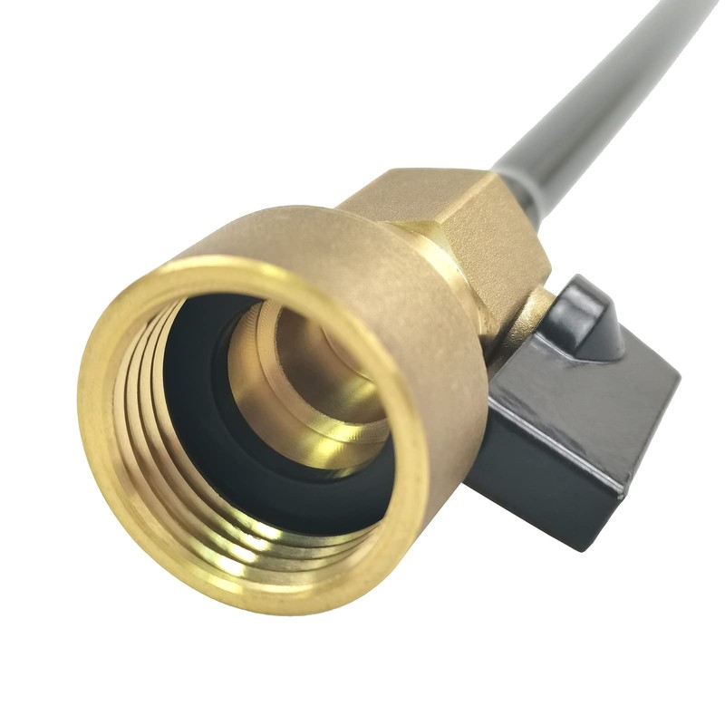 RV Water Heater Tank Rinser Flusher with Copper Handle &