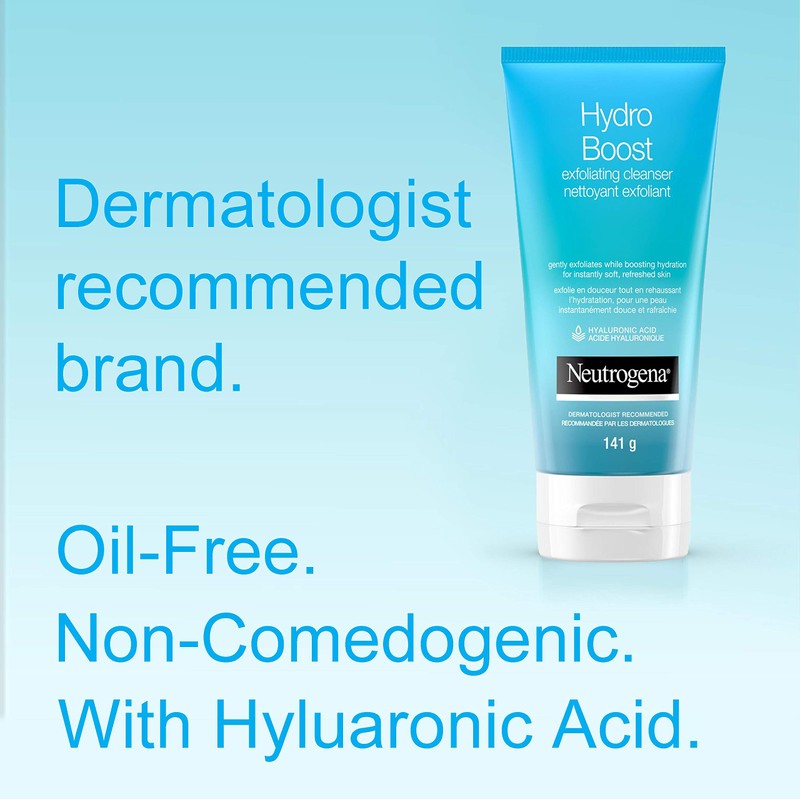 Neutrogena Hydro Boost Exfoliating Face Scrub - Hyaluronic Acid and