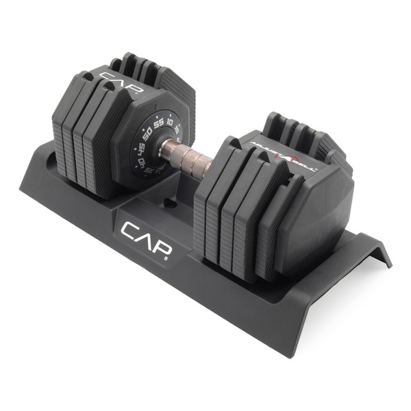 CAP Barbell 55 lb Single Adjustable Dumbbell with Full Rotation