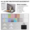 UTEBIT 26 Color Photo Backdrop Board 11.7x16.5 Inch Small Shooting