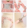 Oyccen Small Dog Harness with Lead, Puppy, Adjustable Chest Harness,