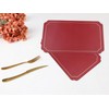 DRMHM Placemats Set of 6 Leather Placemats for Kitchen Dining