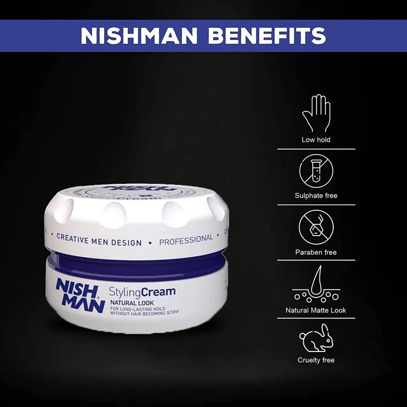 NISHMAN 06 Styling Cream Natural Look - White 150 ml