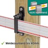 VOSS.farming 25x Clip Broadband Rope Insulator Pasture Fence