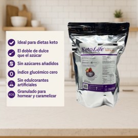 Monk Fruit Keto Life 2kg Sin Calorías Fruta Monje Granulado