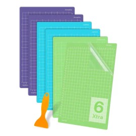 6pcs Tapete De Corte Para Cricut Joy Xtra 12x8.5 Multicolor                                                                                           