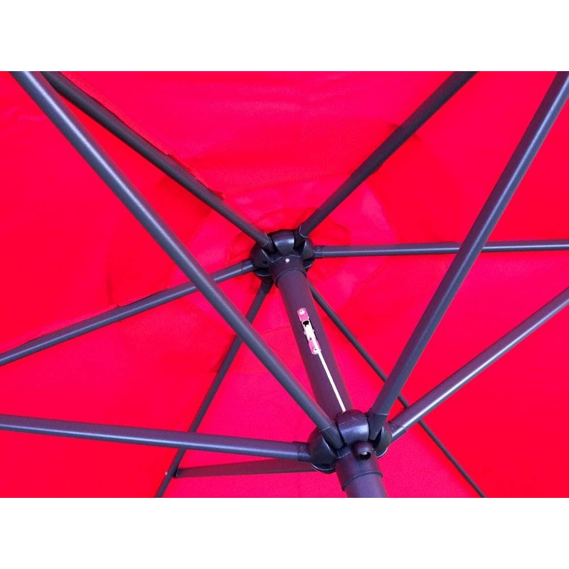 BELLRINO DECOR Replacement Sunset RED Strong & Thick Umbrella Canopy