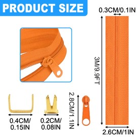 Lighterdasy 60M 20 Colors Zipper,Zips for Sewing,DIY Invisible Zip Open Ended Zipper with 50 Zipper Sliders,Sewing Accessories Zipper Repair Kit for Sewing, Crafting (20 Colors)