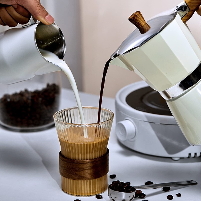 Coffee Pot, Moka Pot Italian Coffee Maker 6 cup/10 OZ