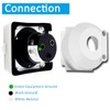 Wadoy 30 AMP RV Power Plug Twist Lock Inlet Receptacle