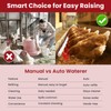 Automatic Chicken Waterer System Complete Set Pipeline Poultry Water Feeder