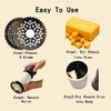 Qisong Stainless Steel Cheese Slicer with 2 Blades for Grating