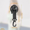 Oiieco Suction Cup Hook Camping Set, 4 Pieces Extra Strong