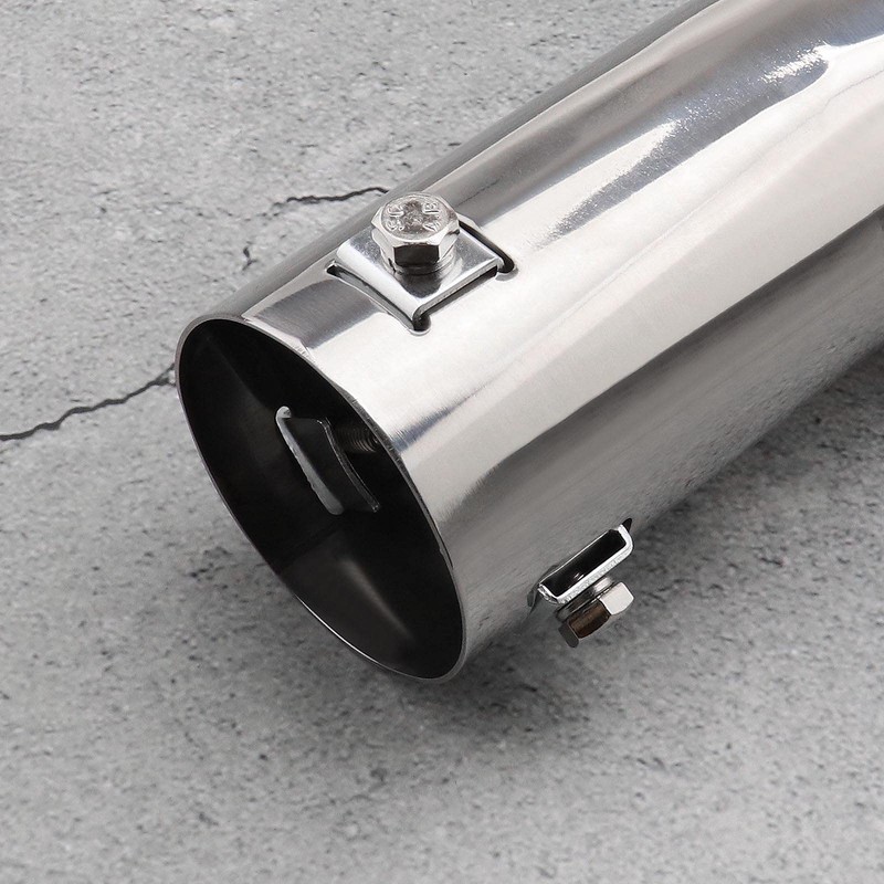 Car exhaust tailpipe, exhaust trims, tailpipes bent downwards, suitable for