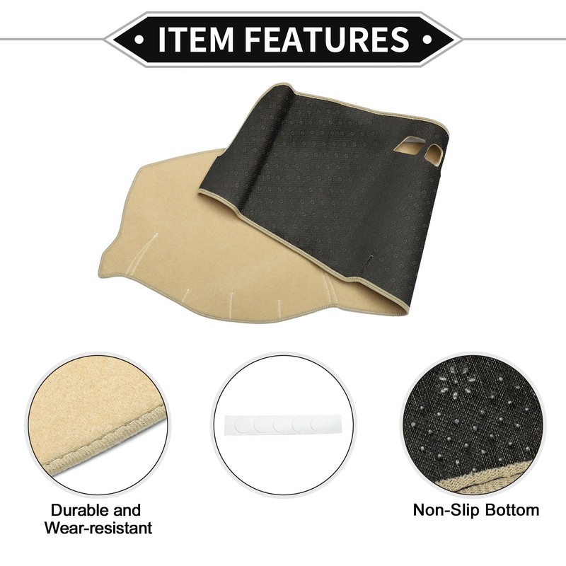 VekAuto Dash Cover Compatible for Buick Lacrosse 2005-2008, Non-Slip Polyester