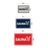Signs ByLITA Classic Framed Sauna Sign (Black Gold) - Medium
