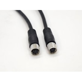 Elecbee M8 Cable Female to Female Straight Double Ended Cable Cordsets (A Code 4 Pin 1M/3.3ft Cable)