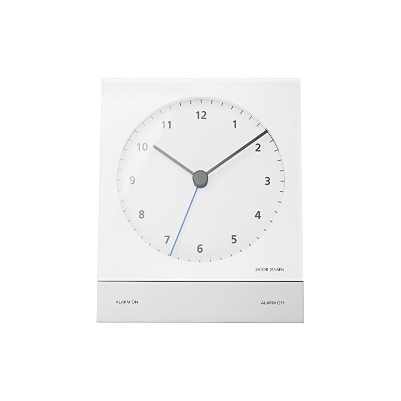 Jacob Jensen, Analogue Alarm Unisex, WHITE (WHITE)