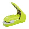 Kokuyo SLN-MPH105G Hachikisu Hole-free Needle-less Stapler, Harinacs Press, Green