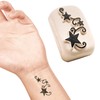 LaDot Tattoo for Children and Adults, Temporary Skin-friendly Fake Tattoos, Tattoo Stamps without Needles for Body and Arm, Waterproof, Ceramic Stamp Tribal Stars