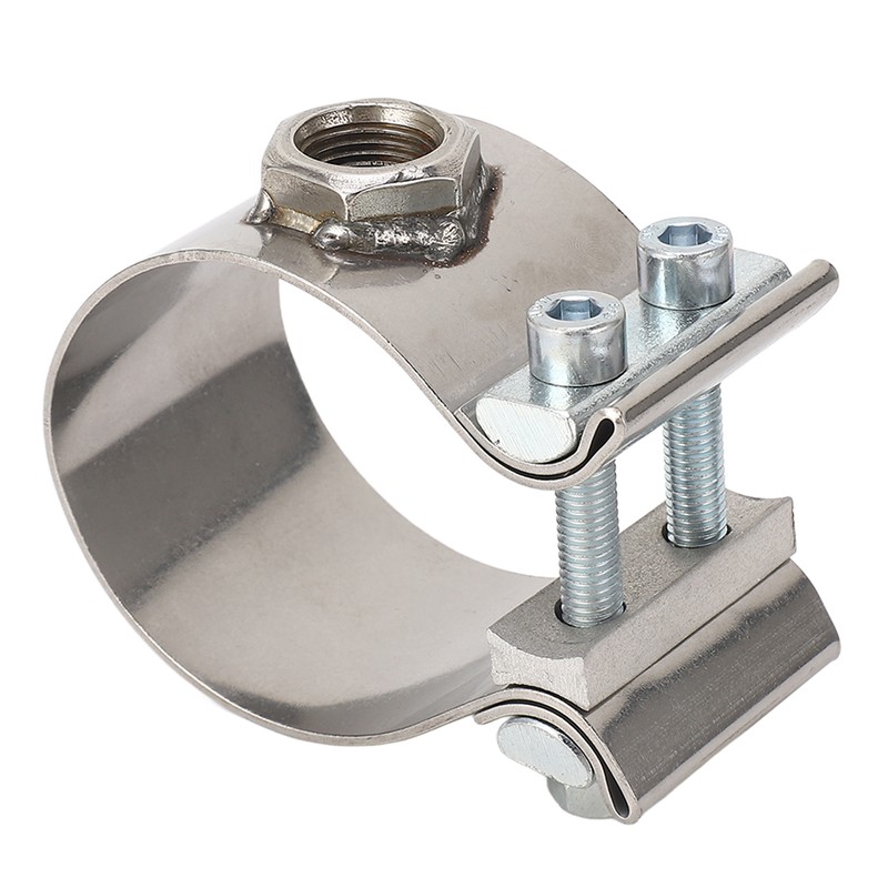 Clamp On Wideband Sensor Bung Adapter Adjustable Stainless Steel Oxygen