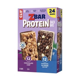 Zbar Protein Chocolate Chip and Cookies 'n Creme 24ct