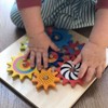 Zahnradspiel: 20,5 x 20,5 x cm, Holz, 8 Teile, per