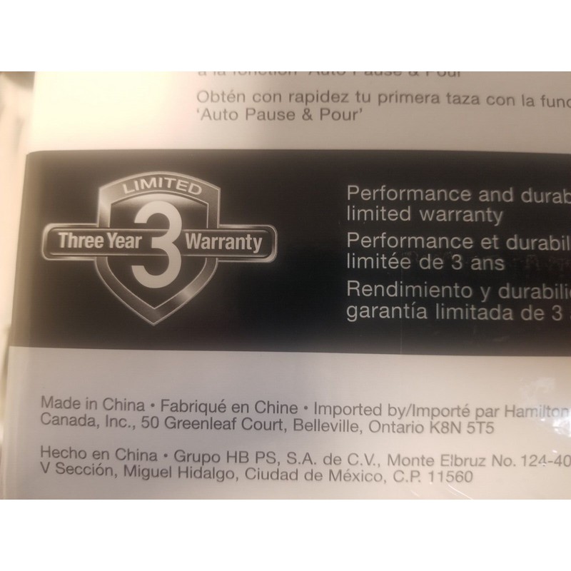 PROCTOR SILEX 43672 BLACK PROGRAMMABLE 12-CUP COFFEE MAKER WITH AUTO