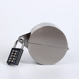 Door Handle Lock - Blocks Access to Keyhole, Removable and Easy to use, fits Round Door Handles up to 3.5" in Diameter, Faucet Lock Prevents Water Theft