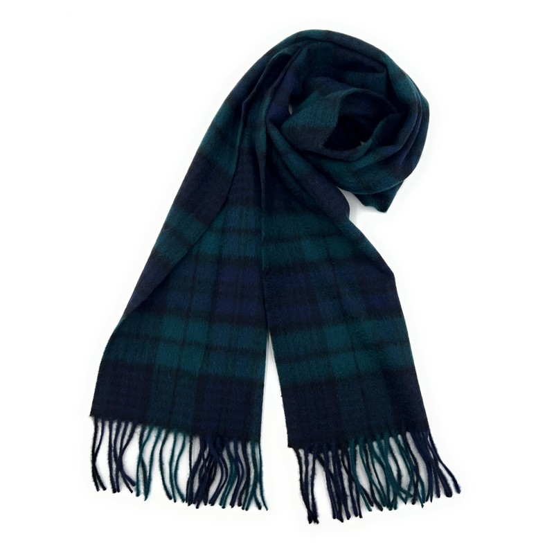 Edinburgh Black Watch Lambswool Tartan Scarf