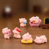 Opexicos 12Pcs Adorable Car Interior Decorations Cute Piggy Car Ornaments